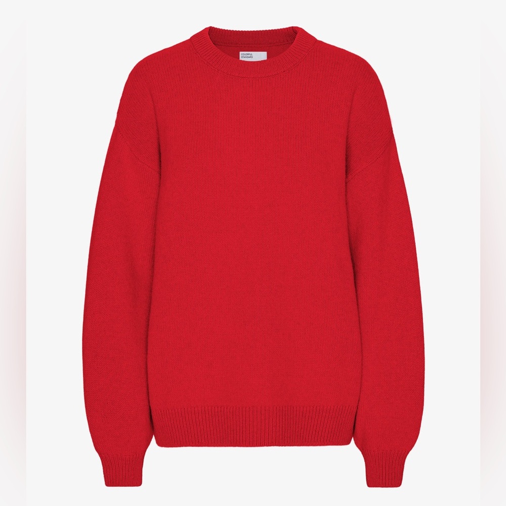 Merino Wool Oversized Crew
